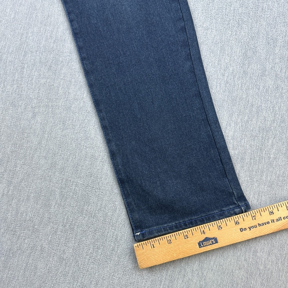 True Religion Jeans Mens 33 Blue Rocco Relaxed Skinny Denim Dark Wash Stretch - Picture 14 of 15